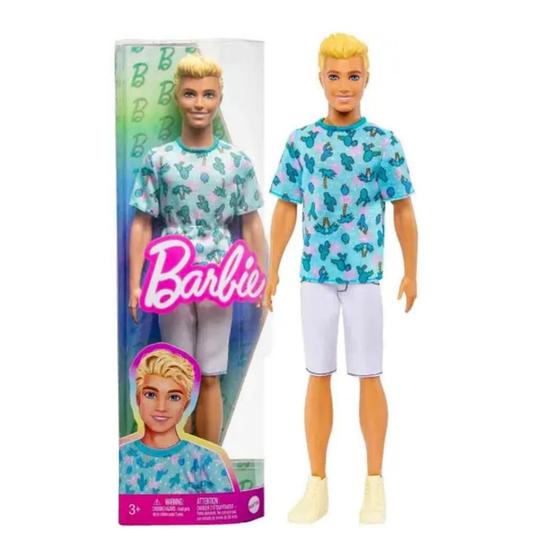 Imagem de Barbie Boneco Ken Fashionista Loiro - Mattel HJT10