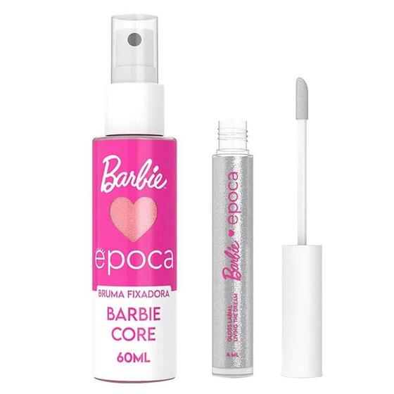 Imagem de Barbie By Época Kit  Bruma Fixadora + Gloss Labial