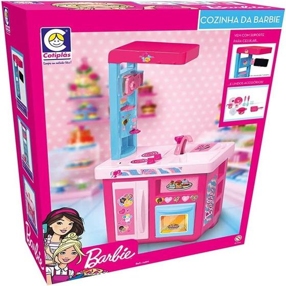 Imagem de Barbie Cheff Cozinha Master Rosa Grande Cotiplás