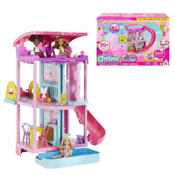Imagem de Barbie Chelsea Playset Casa De Bonecas 360 3+ Hck77 Mattel