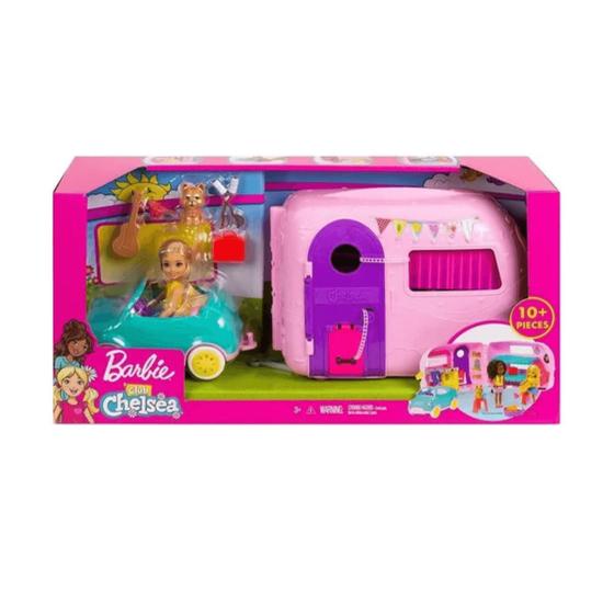 Imagem de Barbie Chelsea Trailer Camper Barbie Club 3+ FXG90 Mattel