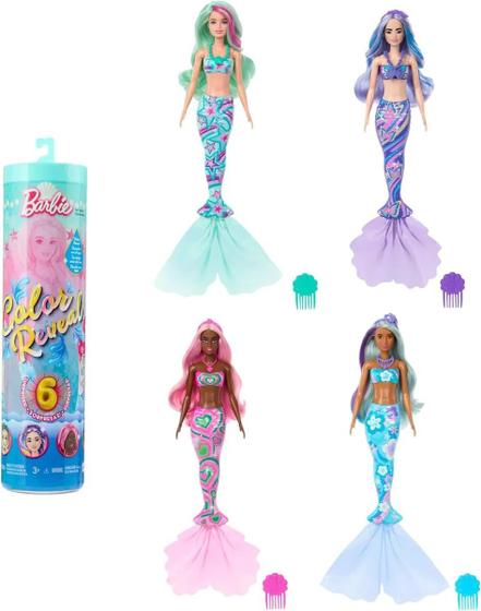 Imagem de Barbie Color Reveal - Sereia Surpresa - Mattel - Hth45