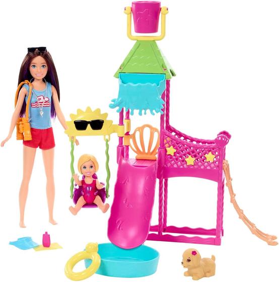 Imagem de Barbie Conjunto de Brinquedo Skipper Parque Aquático Mattel