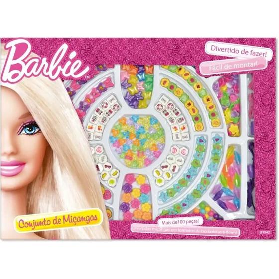 Imagem de Barbie conjunto de micangas fun caixa c/100 pcs