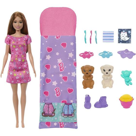 Imagem de Barbie Family Festa do Pijama com Cachorrinho