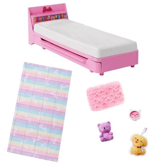 Imagem de Barbie Family Hora de Dormir Cama e Acessórios Sortidos Mattel - HMM64