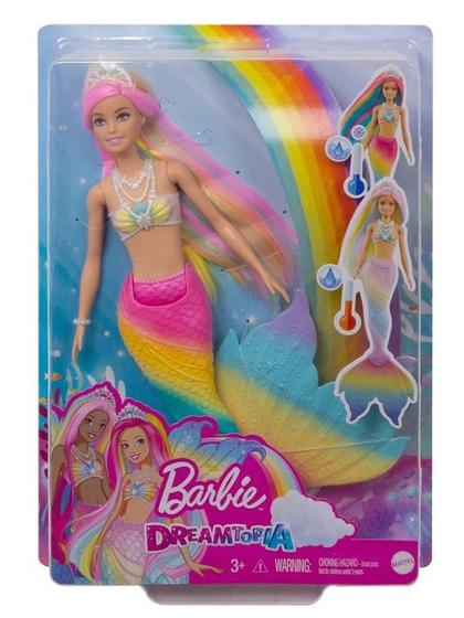 Barbie fantasia sereia muda de cor - MATTEL - Bonecas - Magazine Luiza