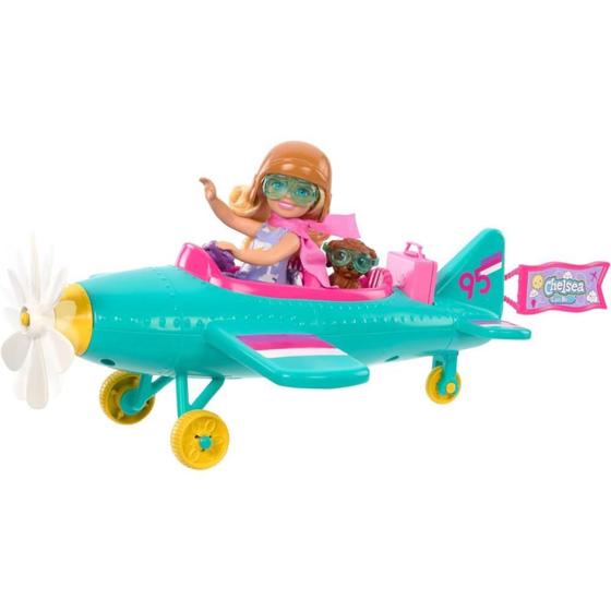 Imagem de Barbie Fantasy Chelsea Conjunto Piloto de Avião