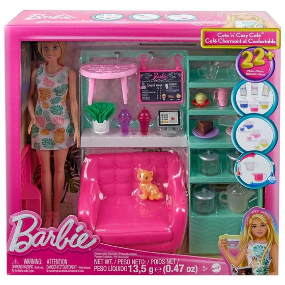 Imagem de Barbie Fashion Beauty Conjunto Loja de Chá Cuidados Pessoais - 194735108251