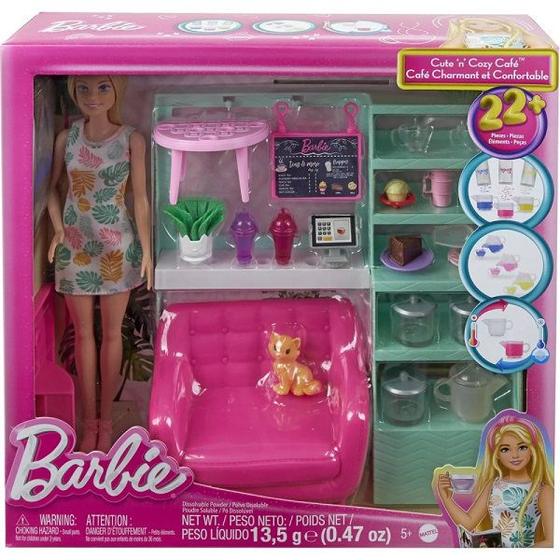 Imagem de Barbie Fashion Beauty Loja de CHA e Cuidados Pessoais Mattel HKT94