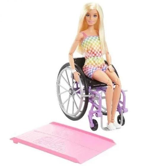 Imagem de Barbie Fashionista Cadeira De Rodas - Mattel HJT13