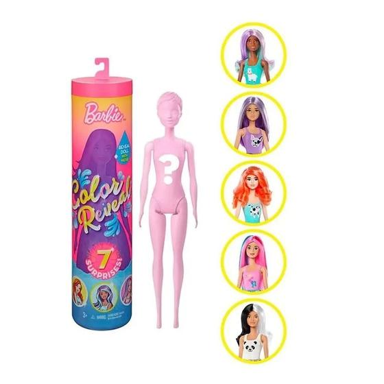 Imagem de Barbie Fashionista Estilo Surpresa Color Reveal Mattel