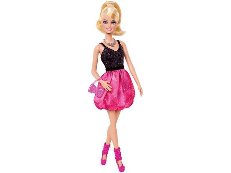 Imagem de Barbie Fashionistas Balada - Vestido Preto e Rosa