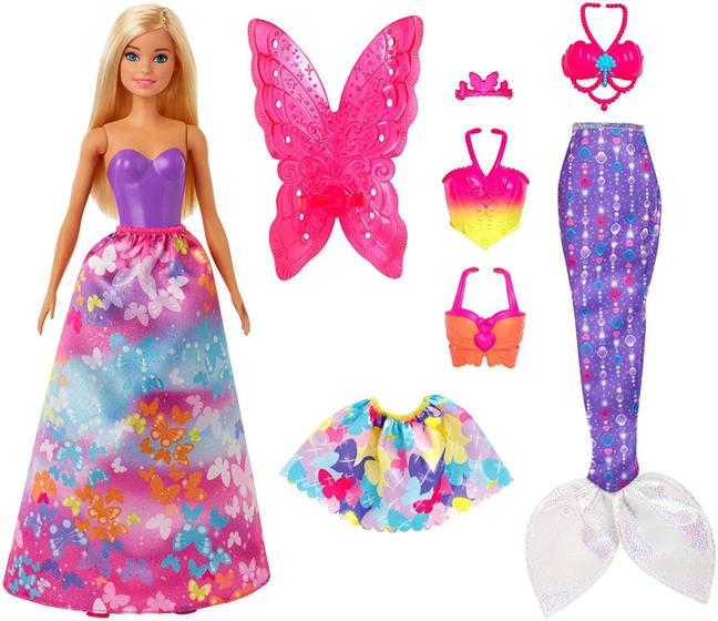 Imagem de Barbie GJK40 Dreamtopia Vestir boneca, fada e sereia, 3 a 7 anos, Multicolor