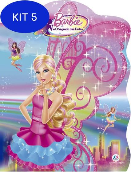 Imagem de Barbie - Kit com 10 livros: Sereia, Princesa, Mosqueteira, Fada, Moda, Magia - COM GLITTER NA CAPA! - Ciranda Cultural