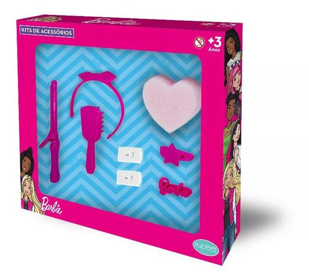 Imagem de Barbie - Kit de Acessórios de Boneca - Cacheador/Tiara