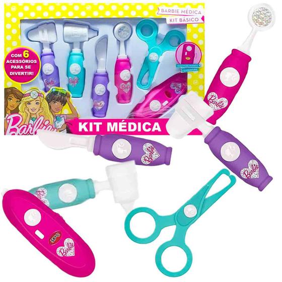 Imagem de Barbie Kit Médica com 6 Acessórios - Fun F0013-5