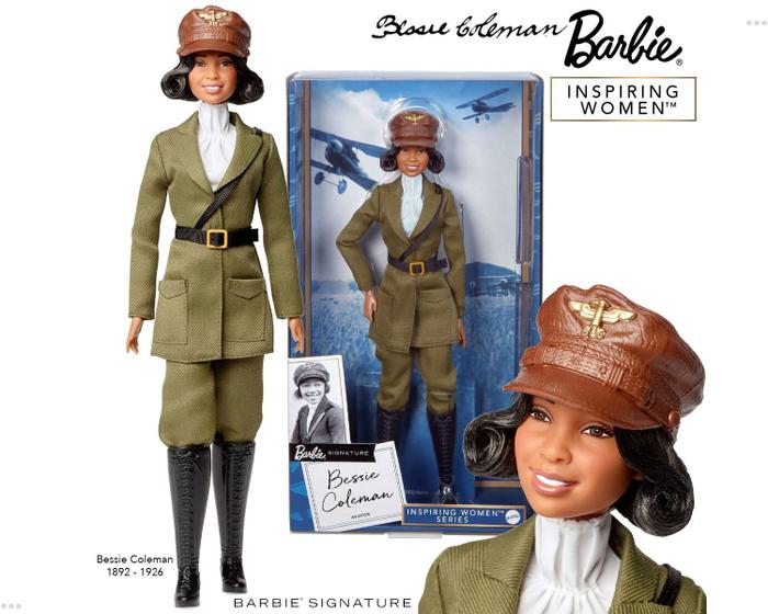 Imagem de Barbie Linha Mulheres Inspiradoras Bessie Coleman - Original