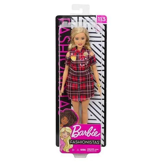 Imagem de Barbie Mattel 113 Fashion Fashionistas - GBK09