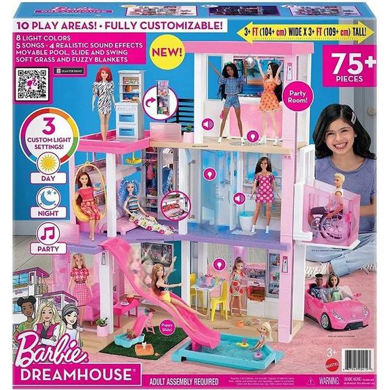 Barbie Mega Casa dos Sonhos Mattel GRG93 Menor preço em Barbie Mega Casa dos Sonhos Mattel GRG93