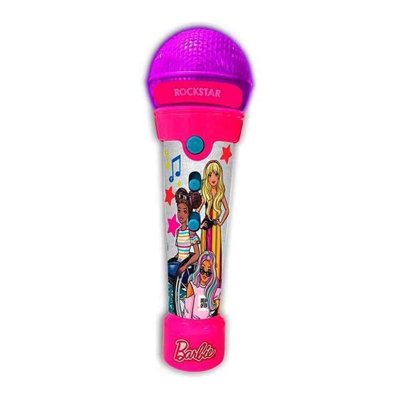 Imagem de Barbie Microfone de Rockstar com Função MP3 Player e Luz de LED - F0020-0 - Fun