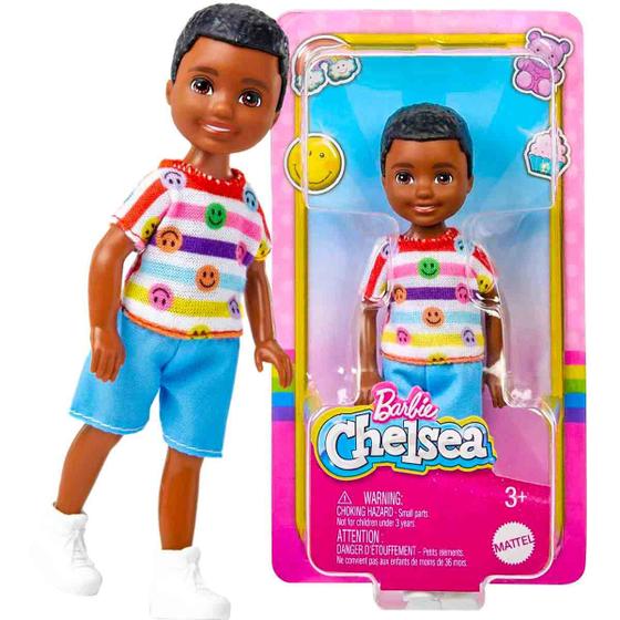 Imagem de Barbie Mini Boneco Menino Chelsea Negro - Mattel HNY58