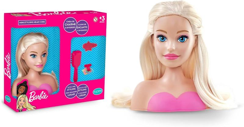 Imagem de barbie mini styling  head penteados speciais