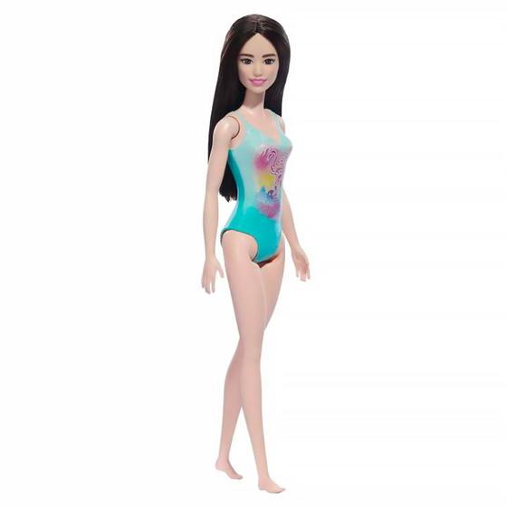 Imagem de Barbie moda praia linha fashion & beauty maio azul hxx51