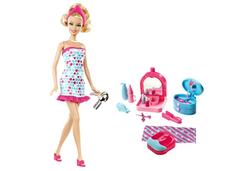 Imagem de Barbie Mundo Real Salão de Beleza com Acessórios