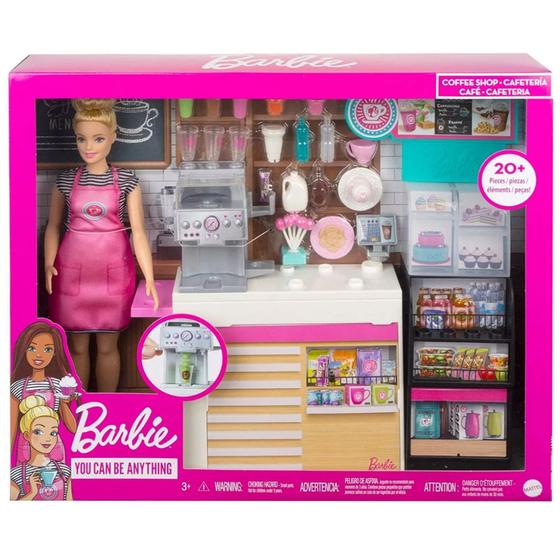 Imagem de Barbie Playset Profissões - Cafeteria Mattel - 887961862881