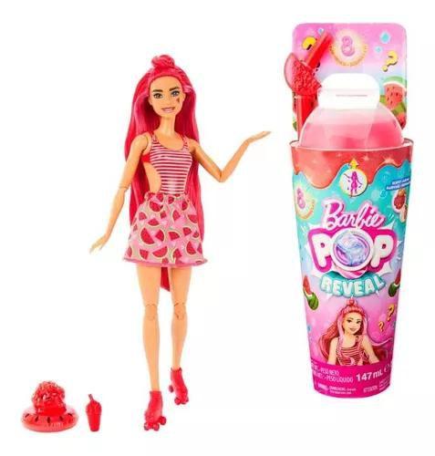 Imagem de Barbie Pop Revelação 8 Surpresas Melância - Mattel HNW40