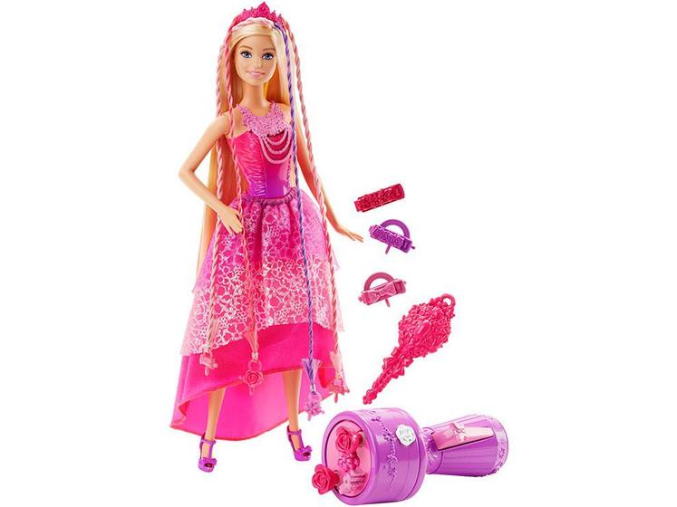 Imagem de Barbie Princesa Penteados Mágicos com Acessórios