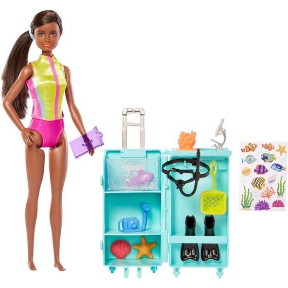 Imagem de Barbie Profissoes Barbie Mergulhadora C/GOLFINHO