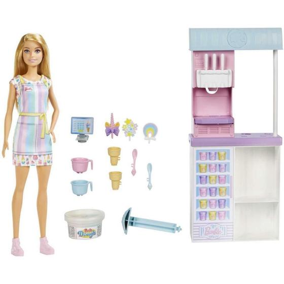 Imagem de Barbie Profissões Conjunto Quiosque De Sorvete - Mattel