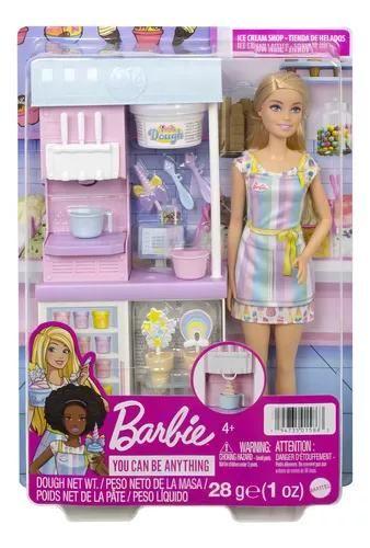 Imagem de Barbie Profissões Sorveteria Divertida Mattel Hcn46