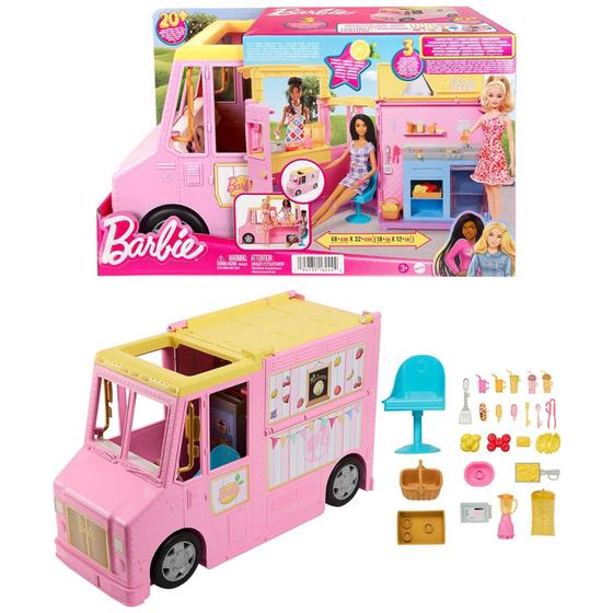 Imagem de Barbie Profissões Veículo de Brinquedo Caminhão de Limonada - 194735162444