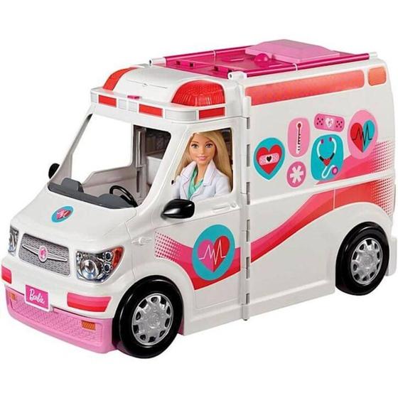 Imagem de Barbie Real Hospital Móvel Mattel