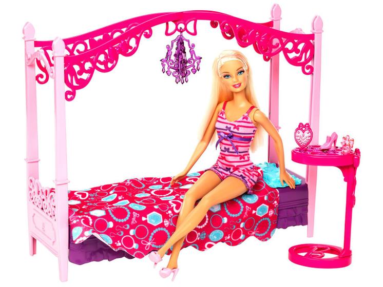Imagem de Barbie Real Móvel com Boneca - Cama e Acessórios