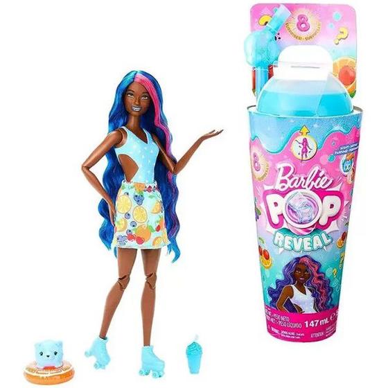 Imagem de Barbie Reveal Color POP Barbie Juicy Fruit Cereja Mattel HNW40
