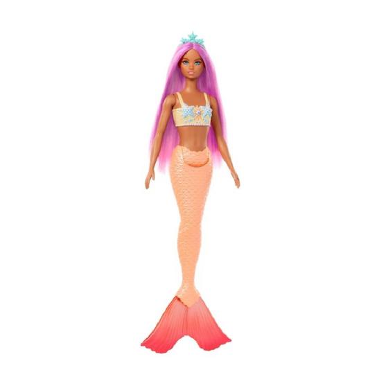 Imagem de Barbie Sereia Cabelo Colorido Cauda Laranja HRR02