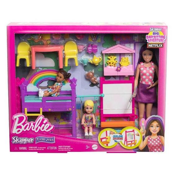 Imagem de Barbie Skipper JOBS Conjunto de Brinquedos Mattel HND18