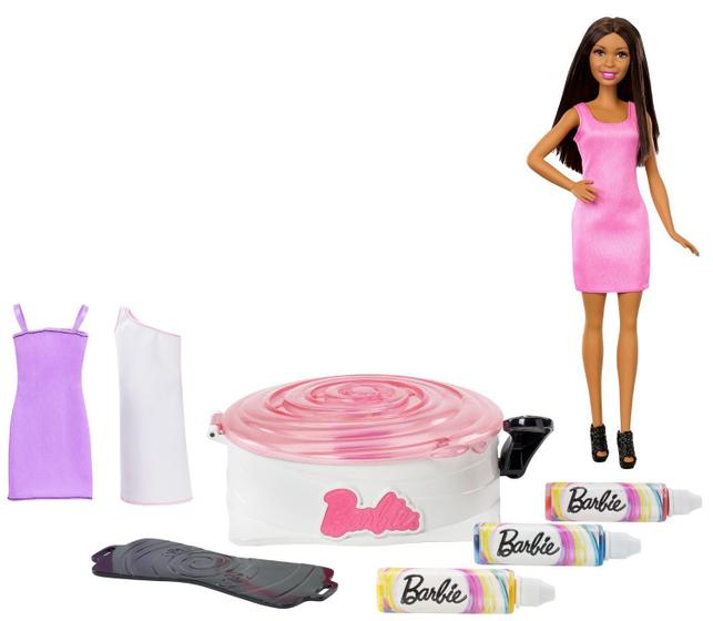 Imagem de Barbie Spin Art Designer com boneca, morena