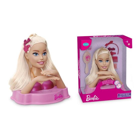 Imagem de Barbie Styling Head Core Com Frases PUPEE BRINQUEDOS