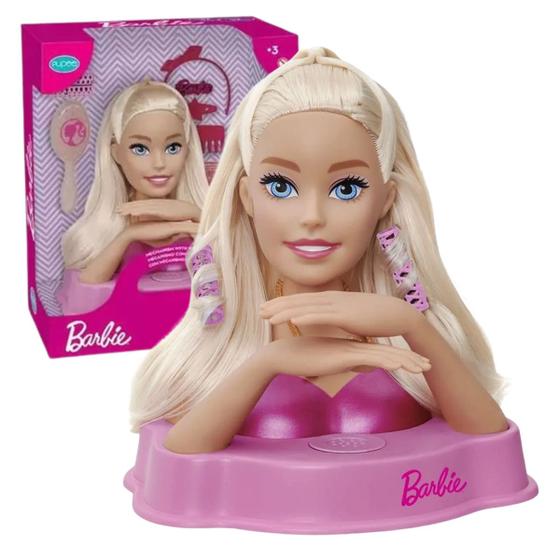 Imagem de Barbie Styling Head Core Com Frases