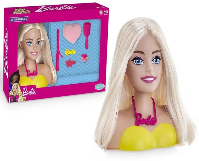 Imagem de Barbie Styling Head Unique Mattel Pupee Brinquedos