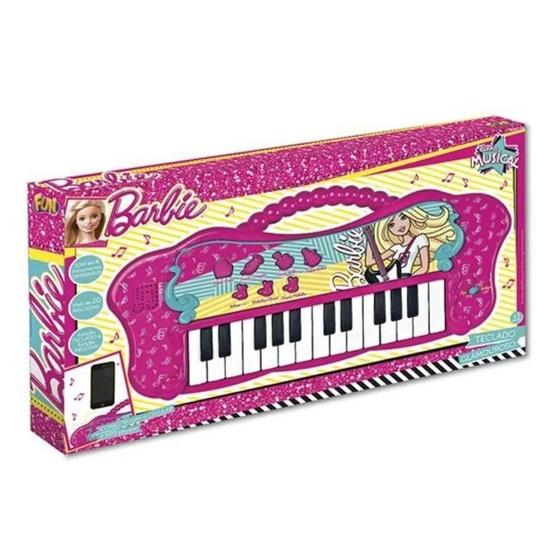 Imagem de Barbie Teclado Fabuloso Com Função Mp3 - Fun