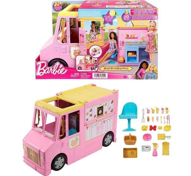Imagem de Barbie Trailer De Limonada O Filme Com Acessórios Mattel