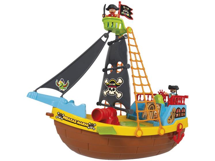 Imagem de Barco de Brinquedo Piratas Maral com Acessórios