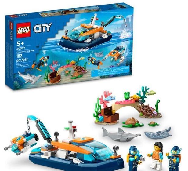 Imagem de Barco De Mergulho City Exploration Explorer - Lego 60377