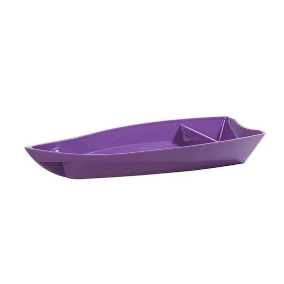 Imagem de Barco Sushi Vemplast M 1L Tropical Polipropileno Roxo